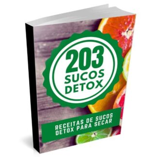 Ebook plr 203 Receitas de Sucos Detox